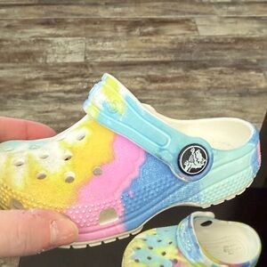 CROCS Kids Water Shoes in Yellow, Pink, and Blue
